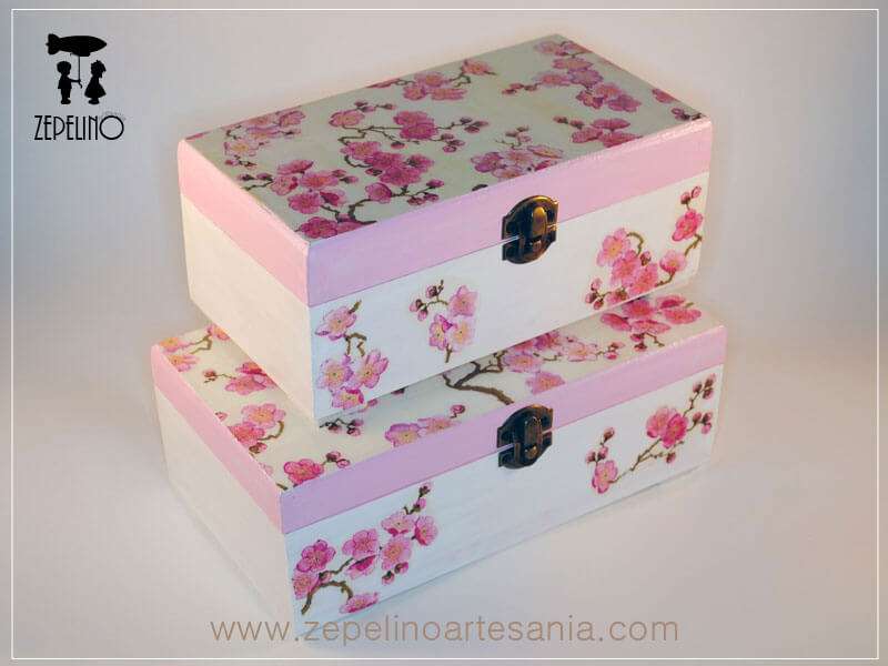 Cajas flores de almendro
